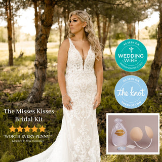 Wear your Misses Kisses bra when you walk down the aisle - Bridal Plunge Bra kits available in beige and mocha, making us the best bridal bra on the market.