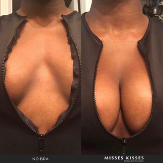 Misses Kisses Moderate Plunge Before & After 💋  Love this before and  after review of the beautiful @itsnanacastro in the Misses Kisses Moderate Plunge  Bra 🤩♥️✨ All of our bras are